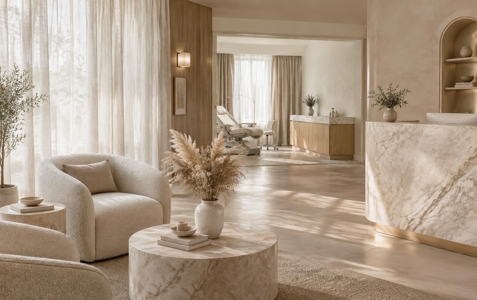 Sehaty Gheer clinic lounge